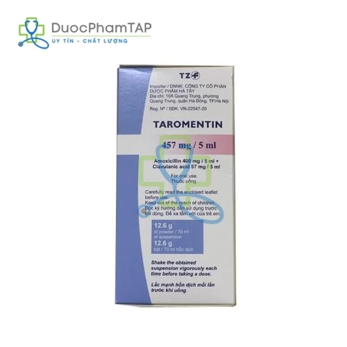 Taromentin 457mg/5ml Polfa