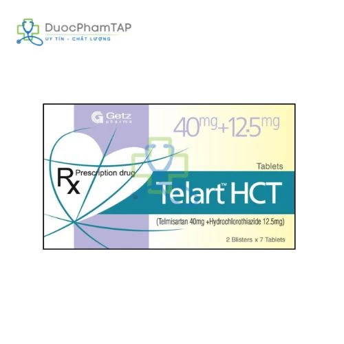 Telart HCT Tablets 40mg + 12,5mg Getz Pharma