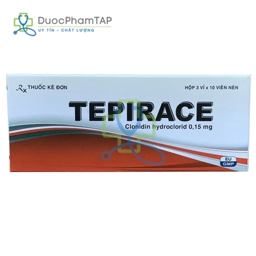 Tepirace - Clonidin 0,15mg Davipharm