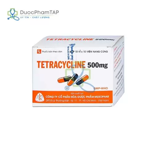 Tetracycline 500mg - Tetracycline HCl Mekophar