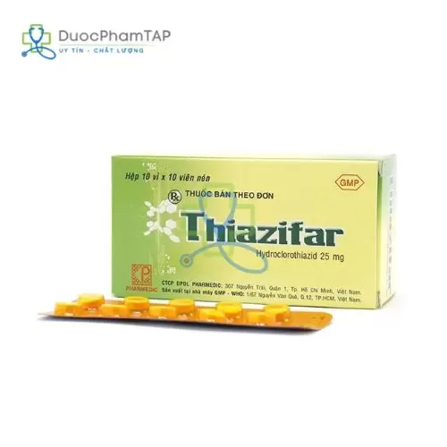 Thiazifar - Hydroclorothiazid 25mg Pharmedic
