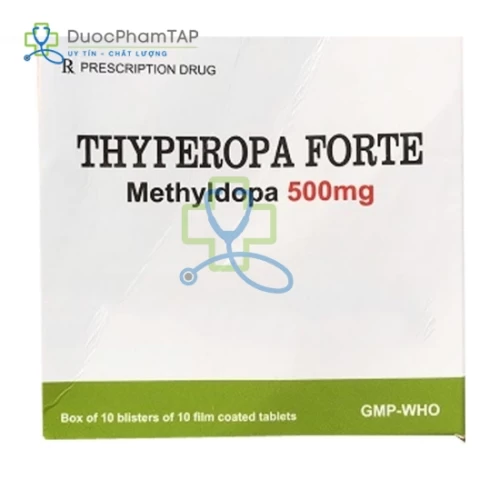 Thyperopa forte - Methyldopa 500mg Hataphar