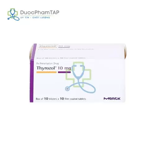 Thyrozol 10mg - Thiamazol Merck KGaA