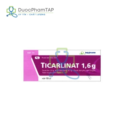 Ticarlinat 1,6g - Imexpharm