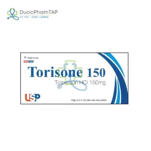 Torisone 150 - Tolperisone HCl US Pharma USA