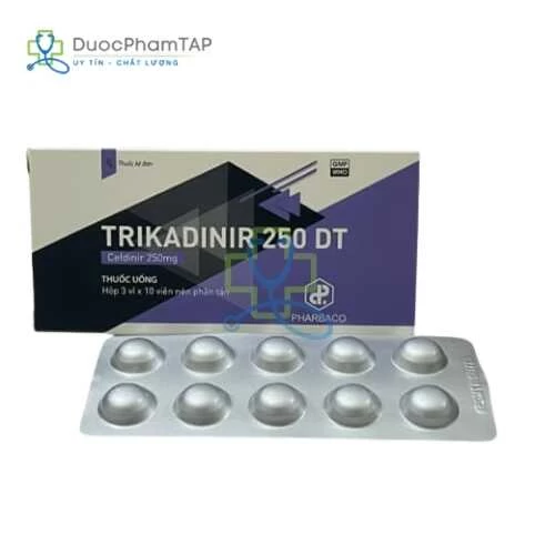Trikadinir 250 DT - Cefdinir 250mg Pharbaco