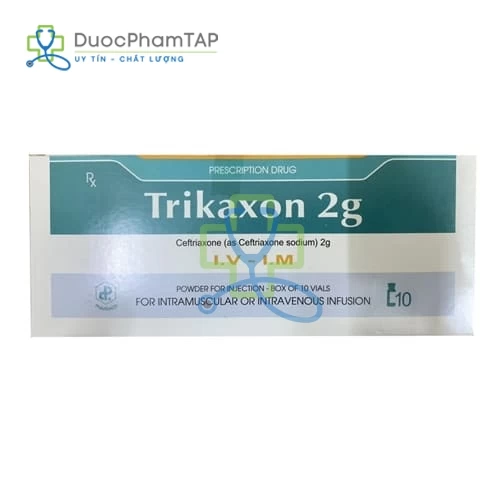 Trikaxon 2g - Ceftriaxon 2g Pharbaco