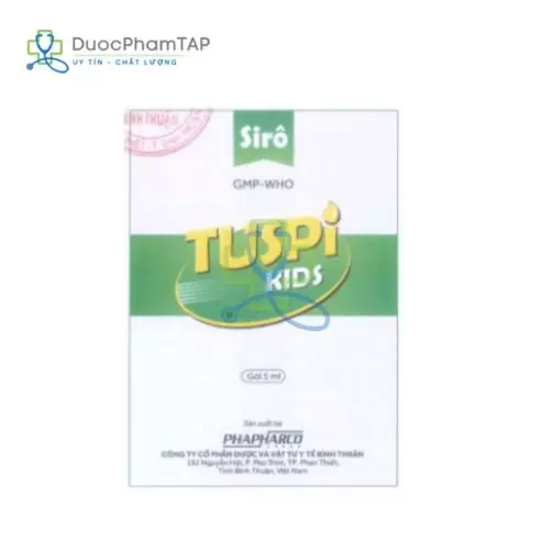 Tuspi Kids - Paracetamol 120mg Phapharco