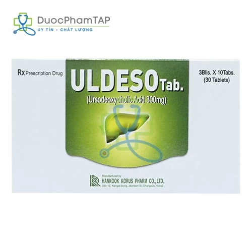 Uldeso - Ursodeoxycholic acid 300mg Hankook