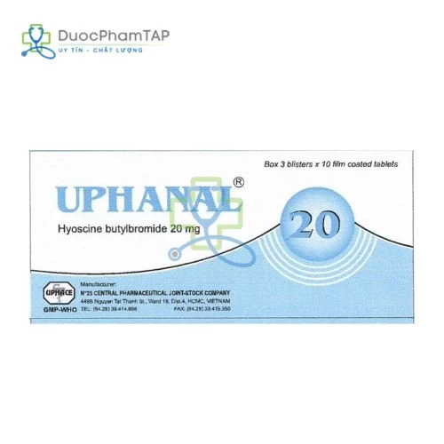 Uphanal 20 - Hyoscin butylbromid Uphace