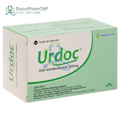 Urdoc - Acid Ursodeoxycholic 300mg Agimexpharm
