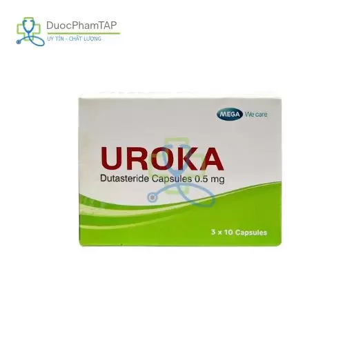 Uroka - Dutasteride 0,5mg Mega Lifesciences