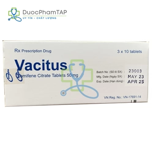 Vacitus - Clomifene 50mg Incepta