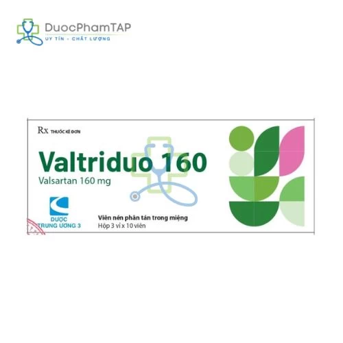Valtriduo 160 - Valsartan Dược Trung ương 3
