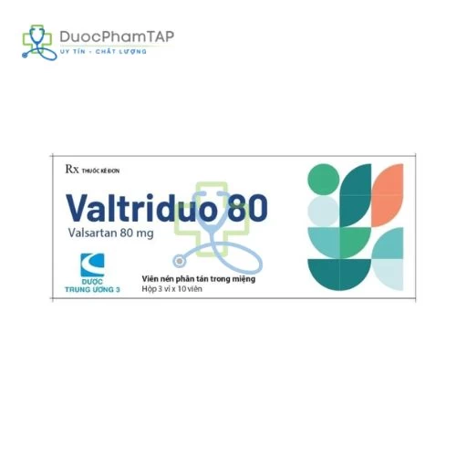 Valtriduo 80 - Valsartan Dược Trung ương 3