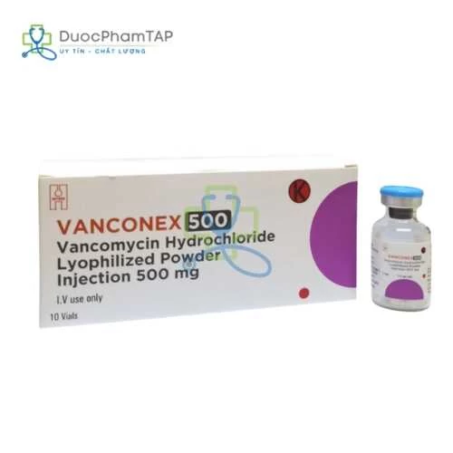 Vanconex 500 - Vancomycin 500mg Aspiro Pharma