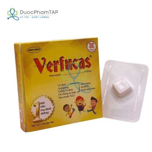 Verfucas - Albendazol 400mg Phương Đông