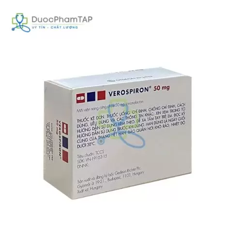 Verospiron - Spironolactone 50mg Gedeon Richter