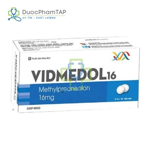 Vidmedol 16 - Methylprednisolon 16mg