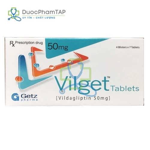Vilget Tablets - Vildagliptin 50mg Getz Pharma