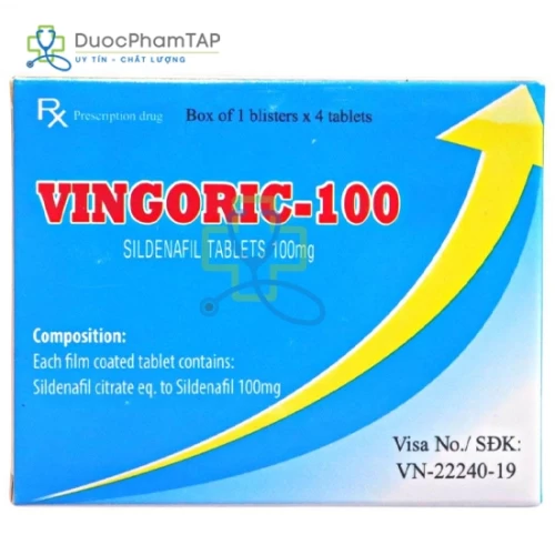 Vingoric 100 - Sildenafil 100mg Cian Healthcare