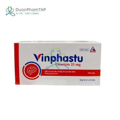 Vinphastu - Cinarizin 25mg Vinphaco