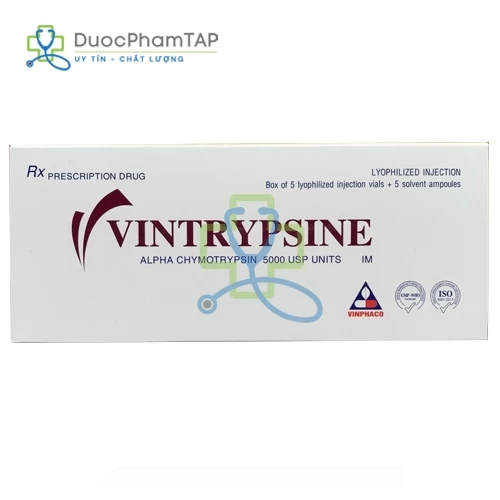 Vintrypsine 5000 USP Vinphaco