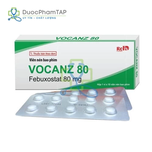 Vocanz 80 - Febuxostat 80mg Dopharma