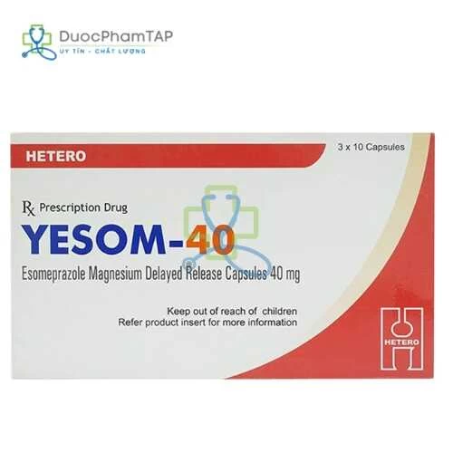 Yesom 40 - Esomeprazol 40mg Hetero Labs