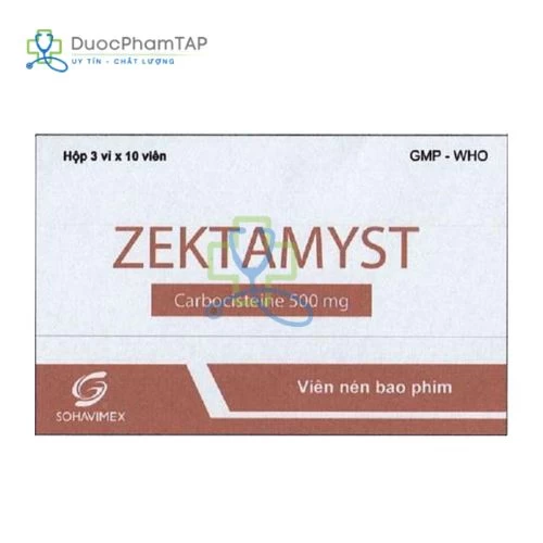 Zektamyst - Carbocisteine 500mg Soha Vimex