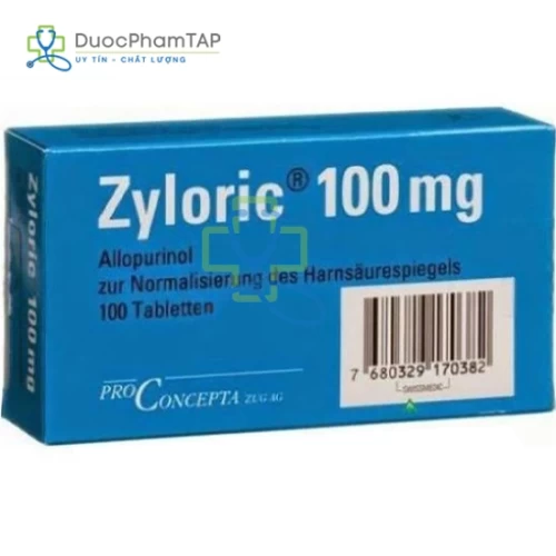 Zyloric 100mg - Allopurinol 100mg Sun Pharma