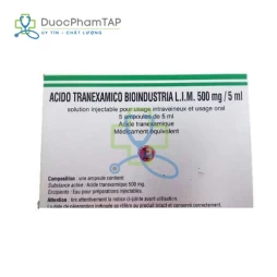 Acido Tranexamico Bioindustria L.I.M - Acid tranexamic 500mg Bioindustria L.I.M