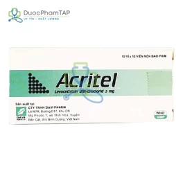 Acritel 5mg - Levocetirizine Davipharm