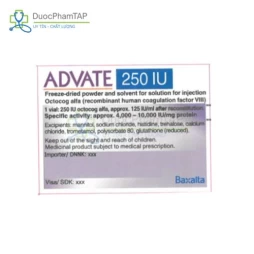 Advate 250IU - Octocog alfa Baxalta