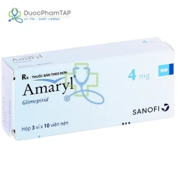 Amaryl 4mg - Glimepiride 4mg Sanofi