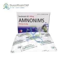 Amnonims - Fexofenadin HCl 180mg US Pharma USA