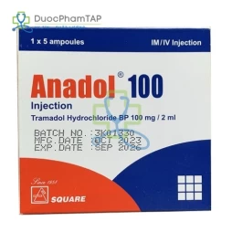 Anadol 100 - Tramadol 100mg/2ml Square Pharmaceuticals
