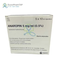 Anaropin - Ropivacain HCl 5mg/ml AstraZeneca