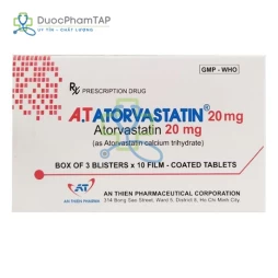 A.T Atorvastatin 20mg
