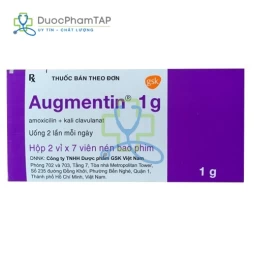 Augmentin 1g - Amoxicillin + Clavulanic acid SmithKline