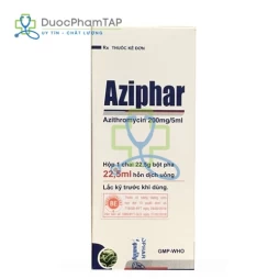 Aziphar chai 15g - Azithromycin 200mg/5ml Mekophar