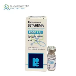 Betahema - RHu erythropoietin beta 2000 IU Pablo Cassara S.R.L