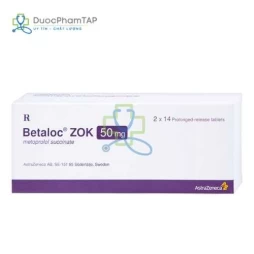 Betaloc Zok 50mg - Metoprolol AstraZeneca