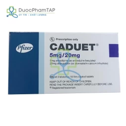 Caduet 5mg/20mg - Amlodipine + Atorvastatin Pfizer