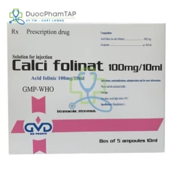 Calci folinat 100mg/10ml MD Pharco (1 ống)