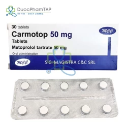 Carmotop 50mg - Metoprolol S.C. Magistra