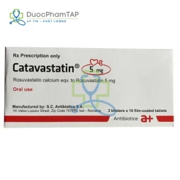 Catavastatin - Rosuvastatin 5mg Antibiotice
