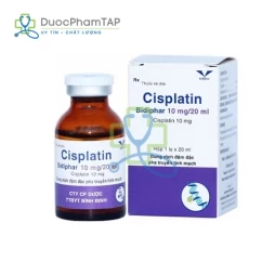 Cisplatin Bidiphar 10mg/ 20ml