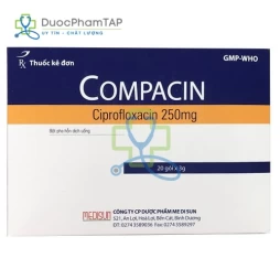 Compacin - Ciprofloxacin 250mg Medisun (gói)