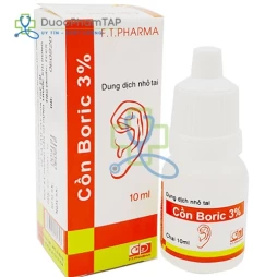 Cồn Boric 3% - Acid Boric 300mg/10ml F.T.Pharma